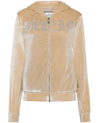 Philipp Plein - Felpa Gothic Plein Con Cappuccio - Lyst