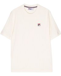Fila - Easton Ribbed T-shirt - Lyst