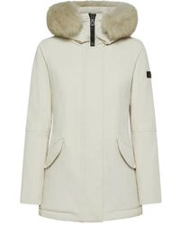 Peuterey - Fur-Trim Hooded Jacket - Lyst
