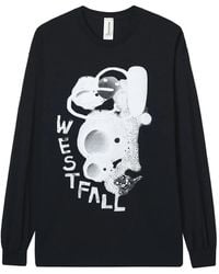 WESTFALL - Graphic-Print Long Sleeve T-Shirt - Lyst