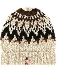 Moncler - Logo Patch Beanie - Lyst