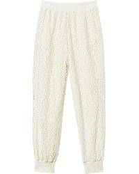Twinset - Lace Joggers Track Pants - Lyst
