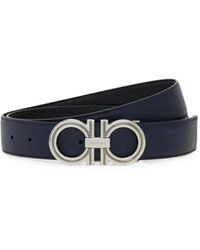 Ferragamo - Reversible And Adjustable Gancini Belt - Lyst