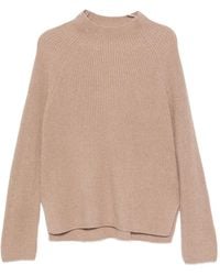 Max Mara - Ribbed-Knit High-Neck Sweater - Lyst