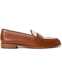 Ralph Lauren - Wynnie Leather Loafers - Lyst