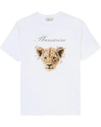 Blumarine - Rhinestone-Embellished T-Shirt - Lyst