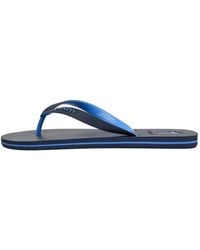 Hackett - Capri Flip-Flops Mit Logo-Prägung - Lyst