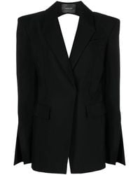 Mugler - Blazer De Vestir Con Espalda Abierta - Lyst