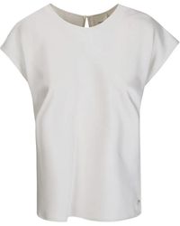 Calvin Klein - Matte Satin Sheath Top - Lyst