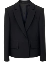 Valentino Garavani - Single-Breasted Flap-Pocket Blazer - Lyst