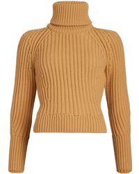 Patou - Rollkragenpullover Aus Merinowolle - Lyst