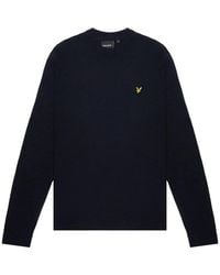 Lyle & Scott - Logo-Patch Lambswool Sweater - Lyst