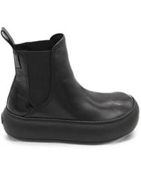 Moschino - Oversize Round-Toe Chelsea Boots - Lyst