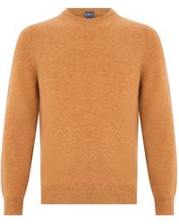 Fedeli - Cashmere Crew-Neck Sweater - Lyst