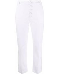 Dondup - Button-Down Straight-Leg Trousers - Lyst