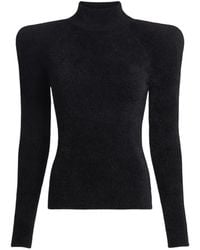 Balmain - Pull En Maille Côtelée - Lyst