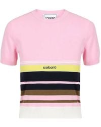 Iceberg - Gestreept T-Shirt - Lyst