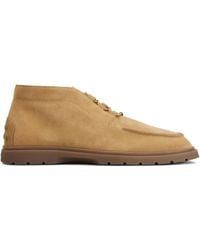 Tod's - Suede Elastic-Lace Desert Boots - Lyst