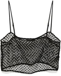 Kiki de Montparnasse - Bandeau-Top Aus Pointelle - Lyst