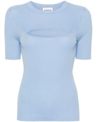 P.A.R.O.S.H. - Cut-out Ribbed Top - Lyst
