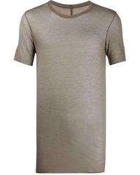 Rick Owens Sheer Longline T-shirt - Multicolour
