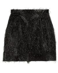 RED Valentino - Textured Mini Skirt - Lyst