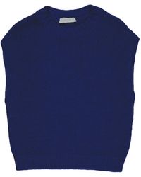 Zanone - Knitted Round-Neck Knit Vest - Lyst