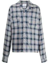 Rhude - Check-print Buttoned Shirt - Lyst