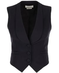 McQueen - Buttoned Vest - Lyst