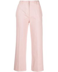Prada Cropped Jeans - Roze