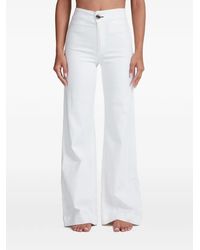 ASKK NY - Brighton High-Waisted Wide-Leg Jeans - Lyst