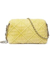 Tory Burch - Fleming Denim Soft Crossbody Bag - Lyst