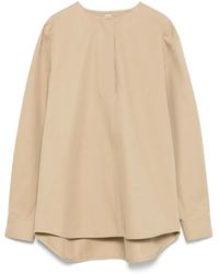 TOTEME - Chemise En Coton À Design Sans Col - Lyst
