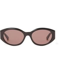 Stella McCartney - Oval-Frame Sunglasses - Lyst