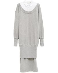 Paloma Wool Salina Long Sleeve Mini Dress in Black | Lyst