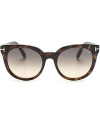 Tom Ford - Moira Round-frame Sunglasses - Lyst