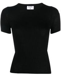Filippa K - Fitted Short-sleeved Knitted Top - Lyst