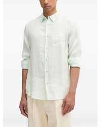 Guess - Linen Striped Shirt - Lyst