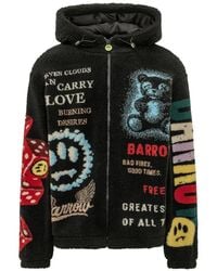Barrow - Graphic-Print Hooded Jacket - Lyst