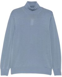 Canali - Roll-Neck Wool Sweater - Lyst