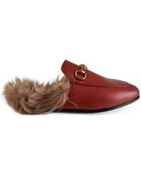 Gucci - Princetown Horsebit Leather Mules - Lyst