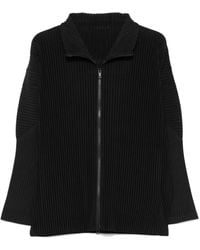 Homme Plissé Issey Miyake - Pleated Zipped Shirt - Lyst