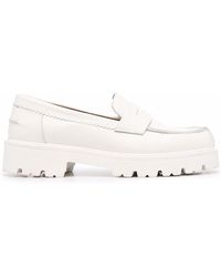 P.A.R.O.S.H. Penny-slot Loafers - White