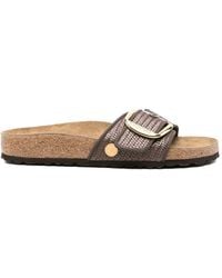 Birkenstock - Madrid Big Buckle Carafe, Raffia - Lyst