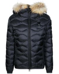 Blauer - Aldie Fur-Trim Hooded Quilted Coat - Lyst