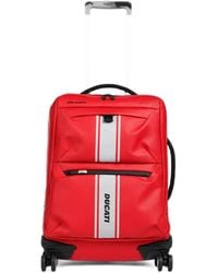 Piquadro - X Ducati Logo-Print Suitcase - Lyst