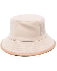 Max Mara - Sombrero de pescador con logo bordado - Lyst