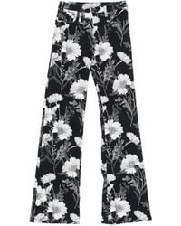 R13 - Jane Flower-Print Jeans - Lyst