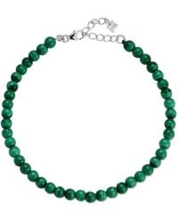 Mateo - 4Mm Malachite Bracelet - Lyst