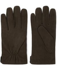BOGGI - Suede Leather Gloves - Lyst